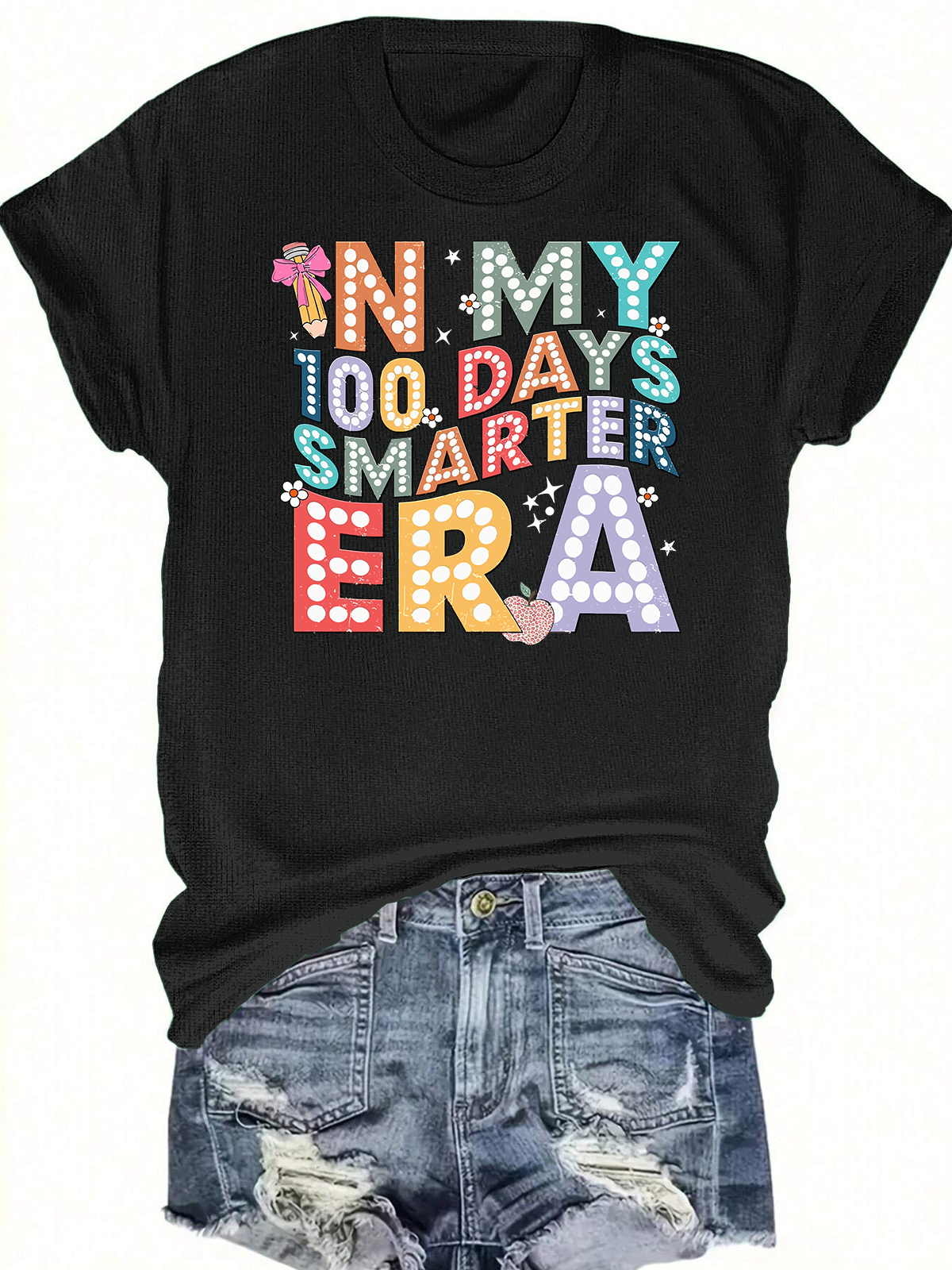 In My 100 Days Smarter Era Short Sleeves Tee