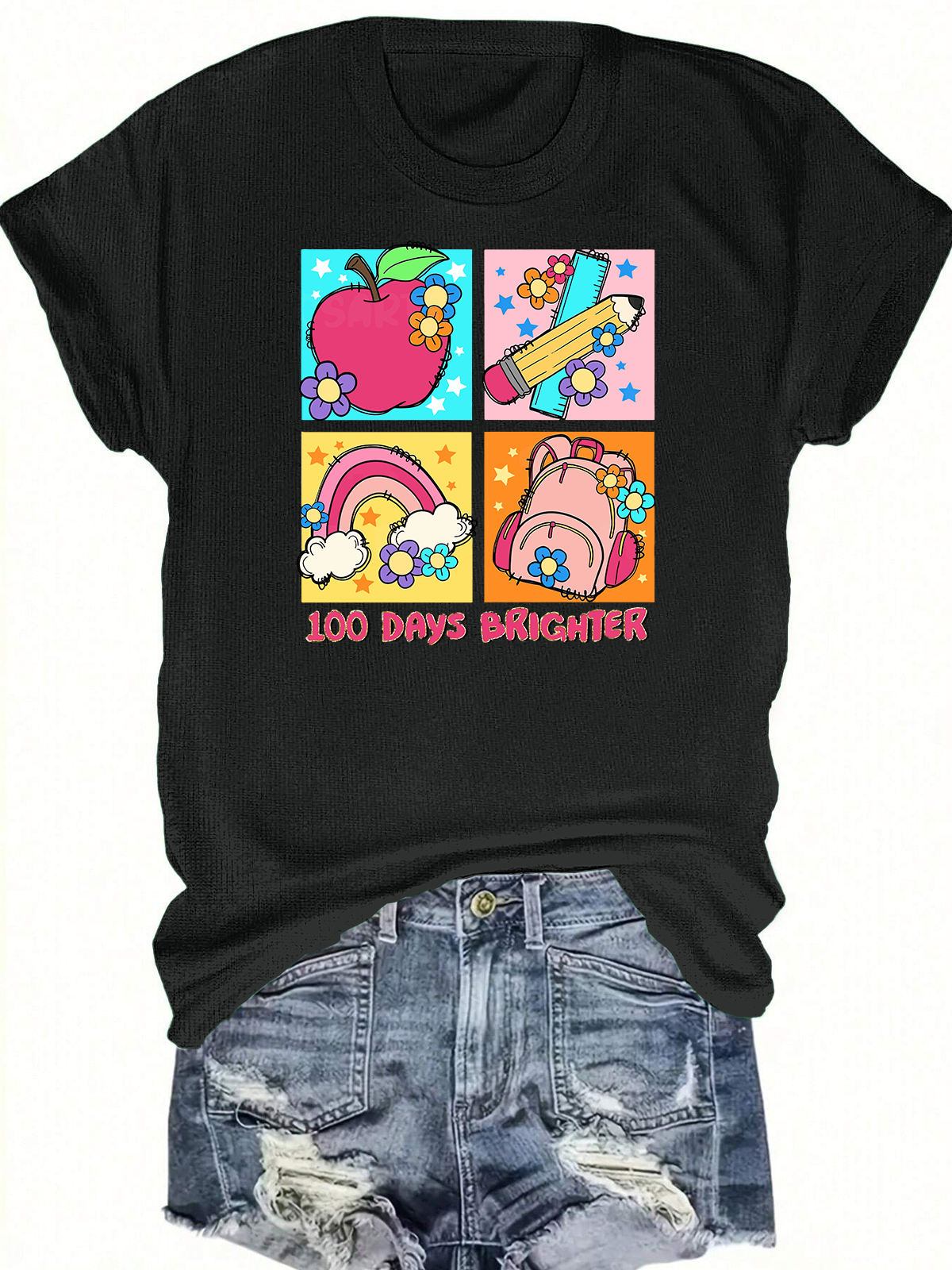 100 Days Brighter Short Sleeves Tee