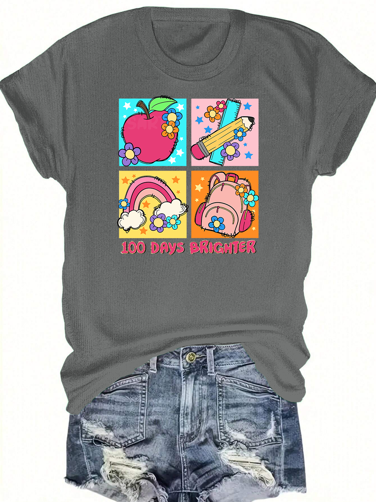 100 Days Brighter Short Sleeves Tee