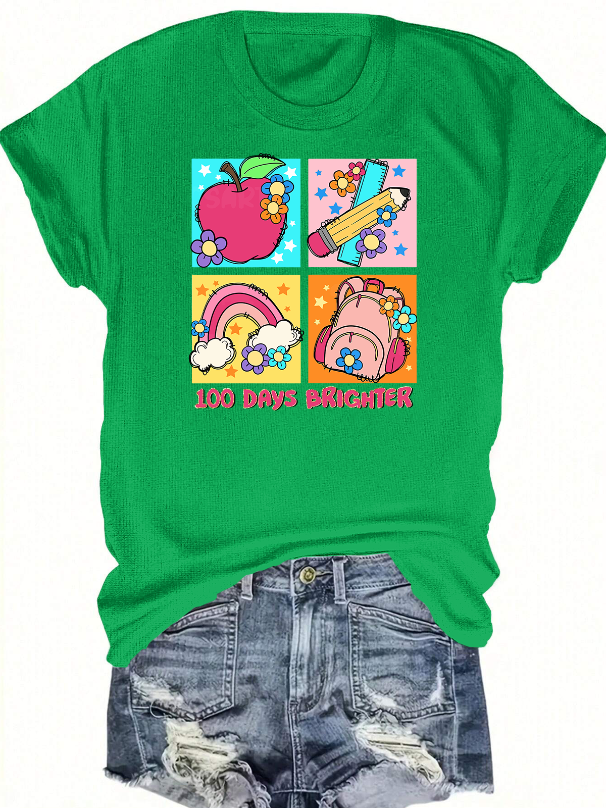 100 Days Brighter Short Sleeves Tee