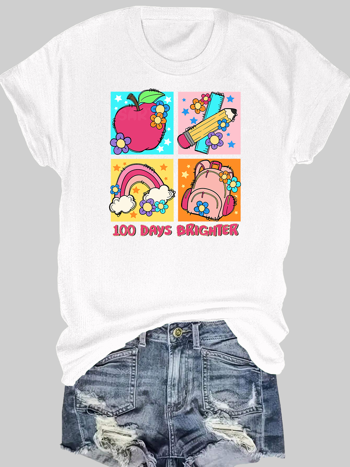 100 Days Brighter Short Sleeves Tee