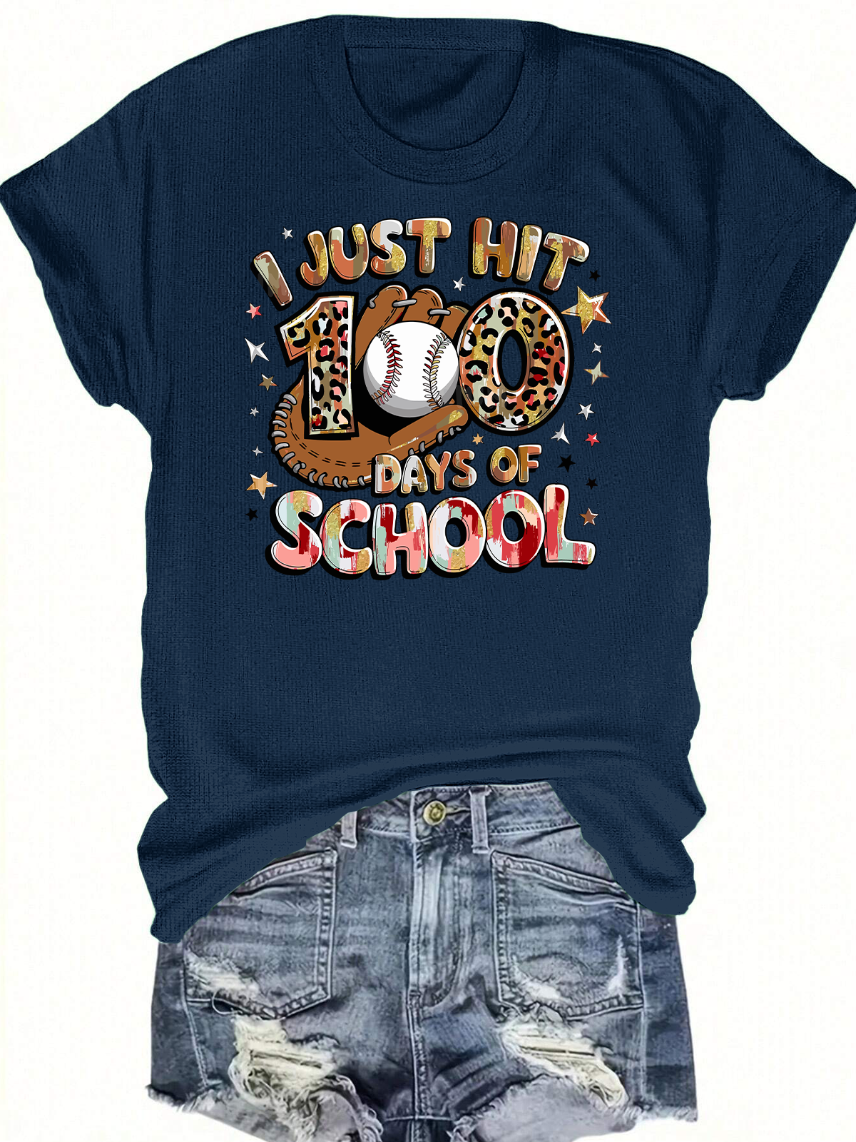 I Just Hit 100 Days Of School Short Sleeves Tee