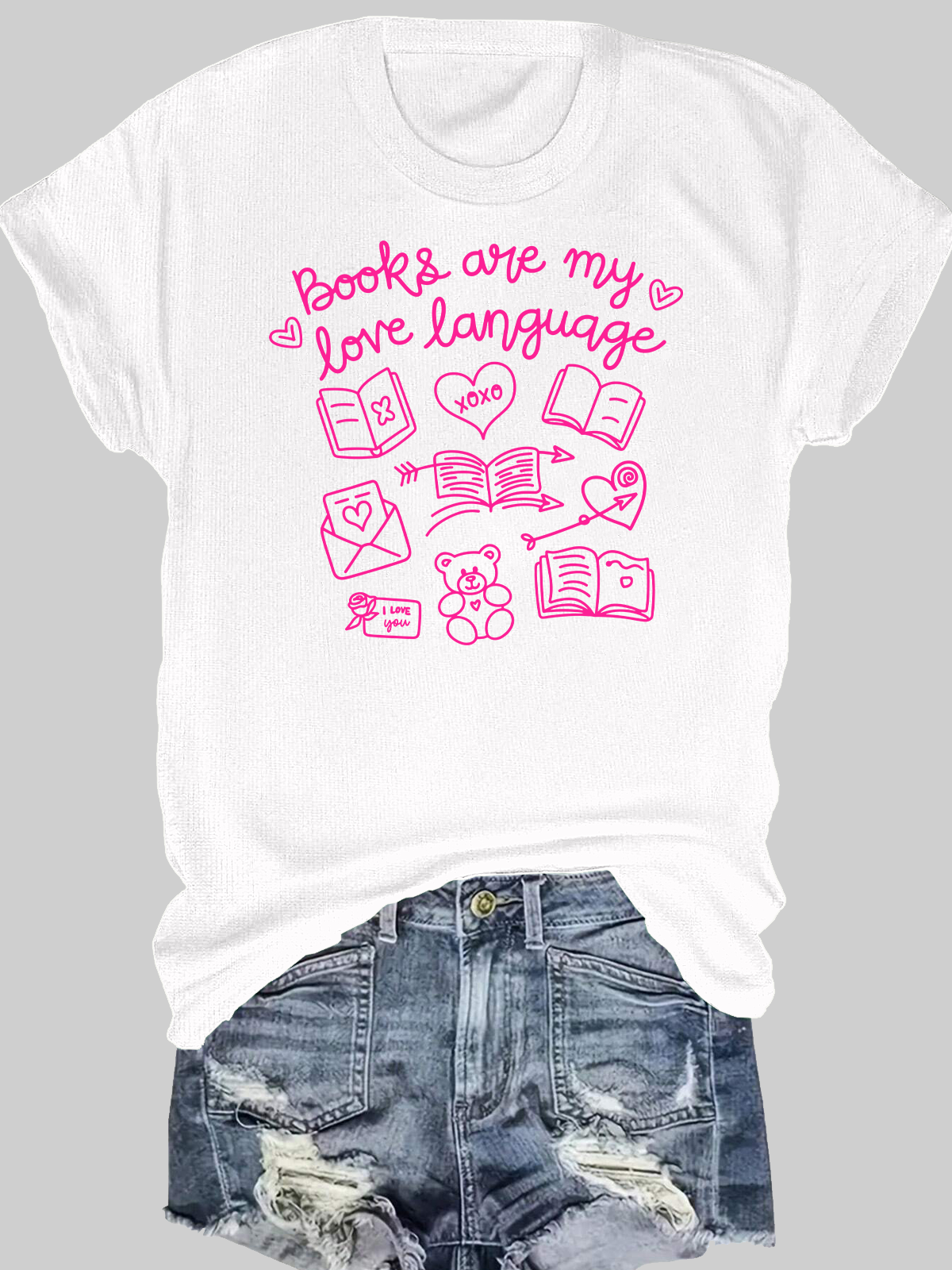 Book Are My Love Language Short Sleeves Tee