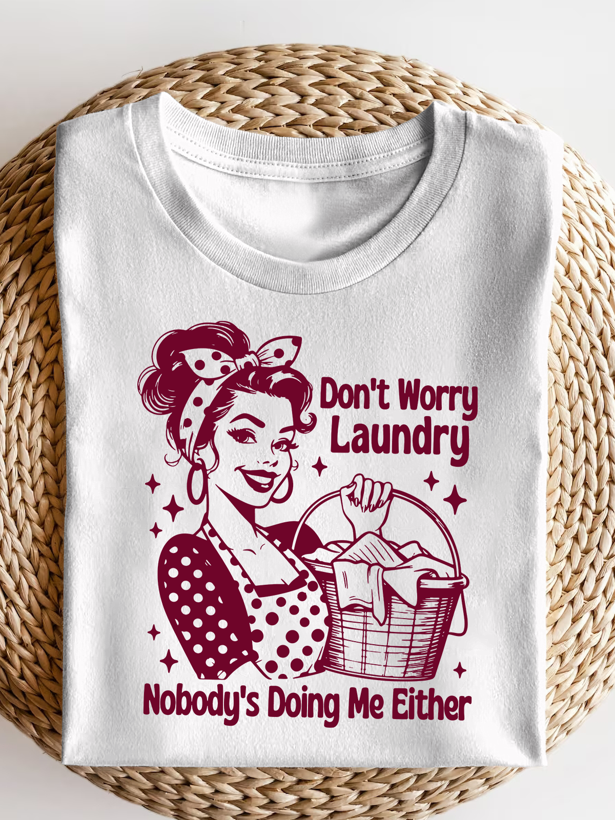 Don'T Worry Laundry Short Sleeves Tee