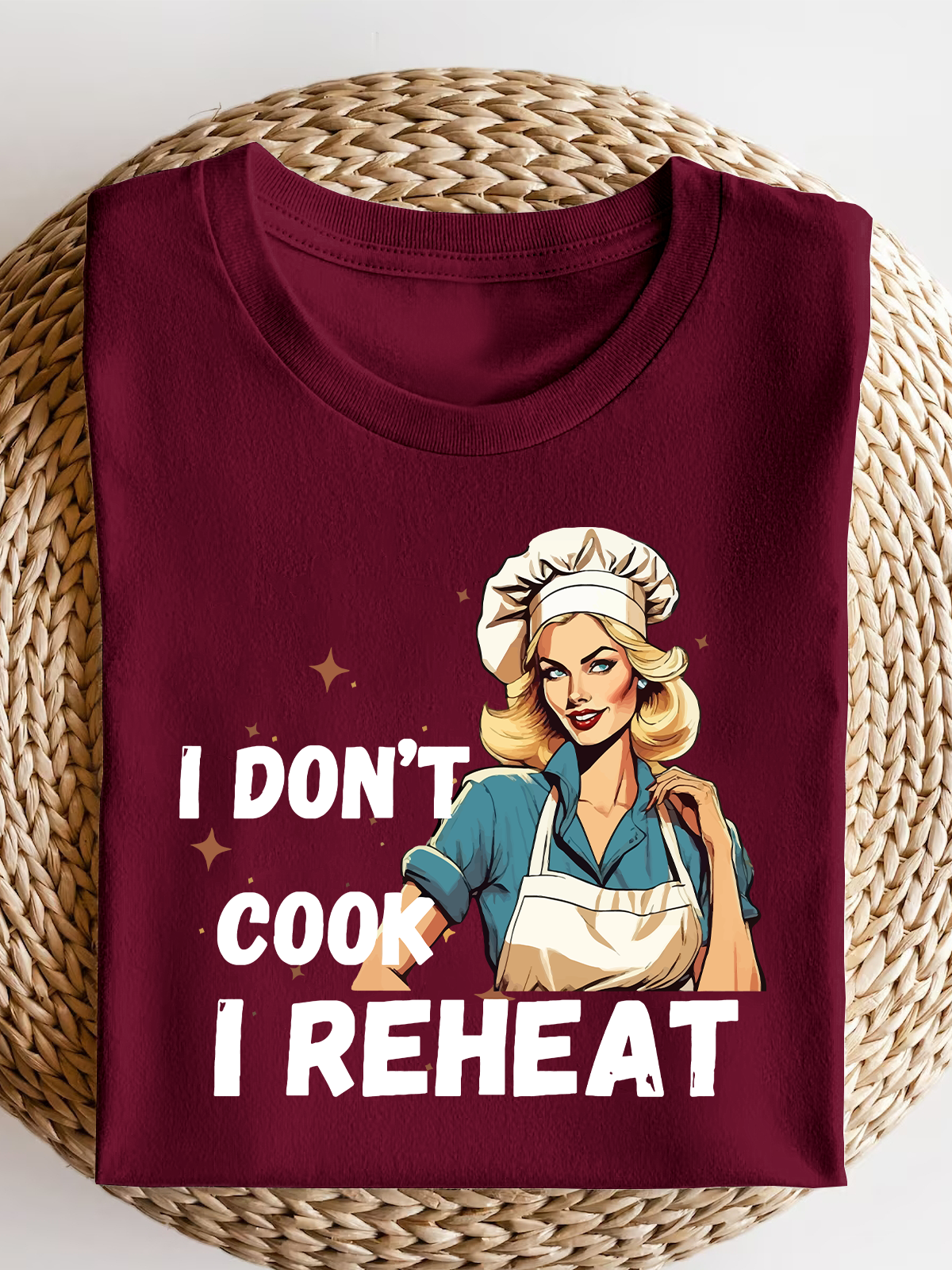 Retro Women Sarcastic Short Sleeves Tee