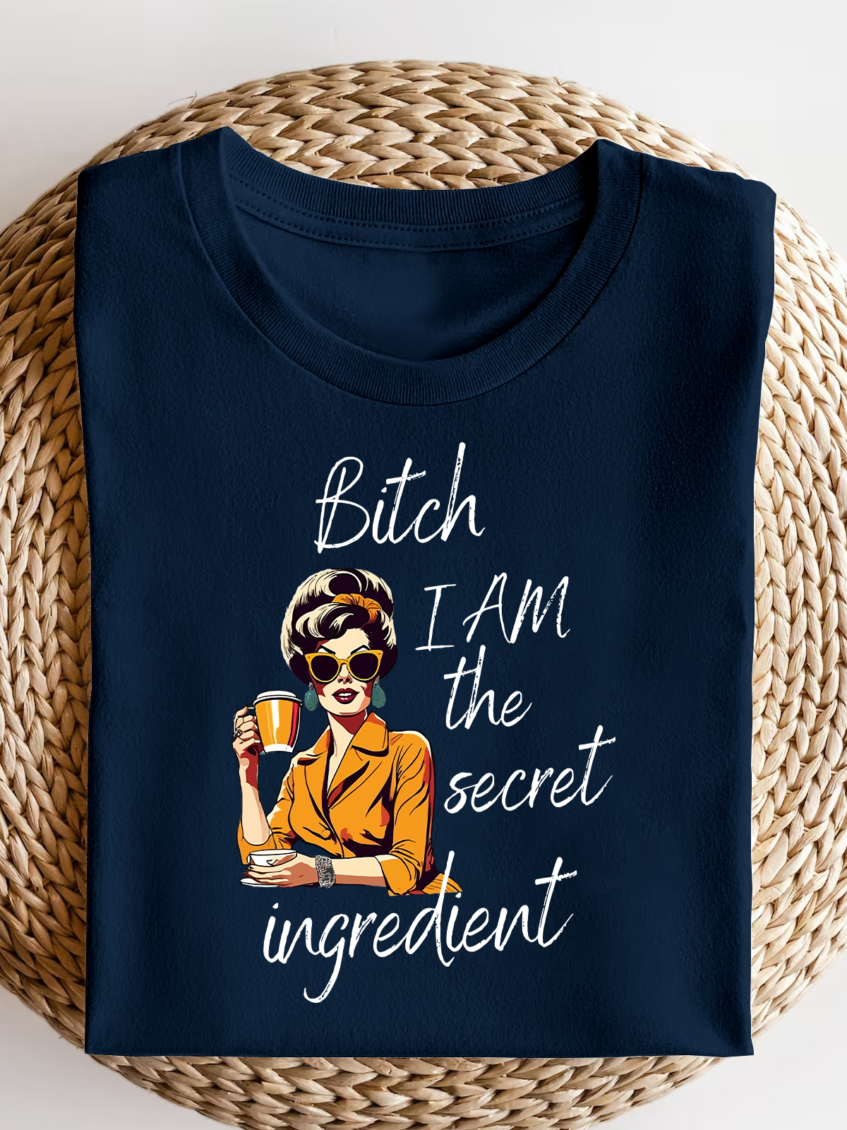 Retro Women Sarcastic Short Sleeves Tee