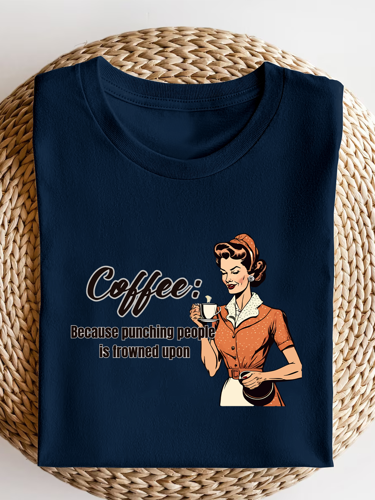 Retro Women Sarcastic Short Sleeves Tee