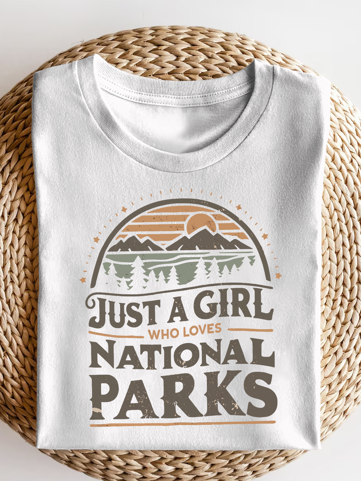 Just A Girl National Parks Short Sleeves Tee