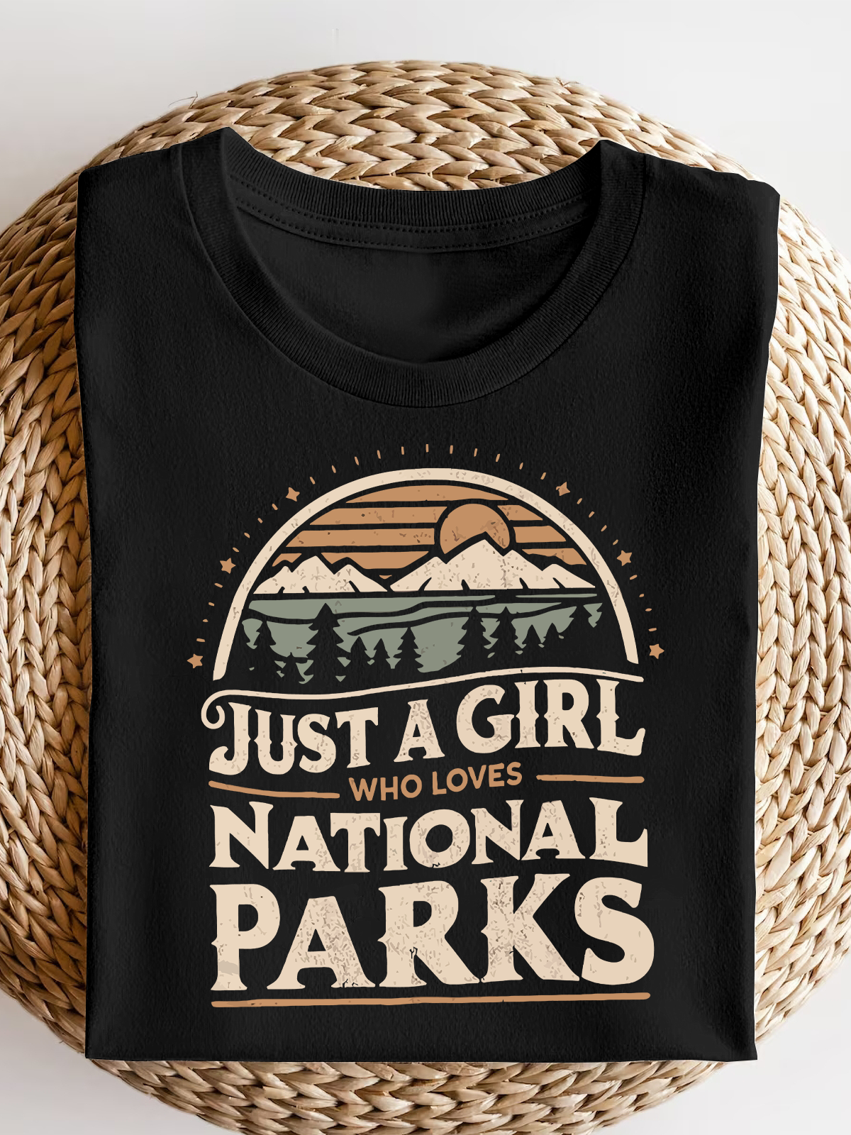 Just A Girl National Parks Short Sleeves Tee