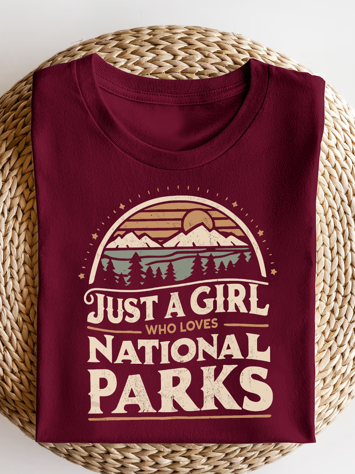 Just A Girl National Parks Short Sleeves Tee