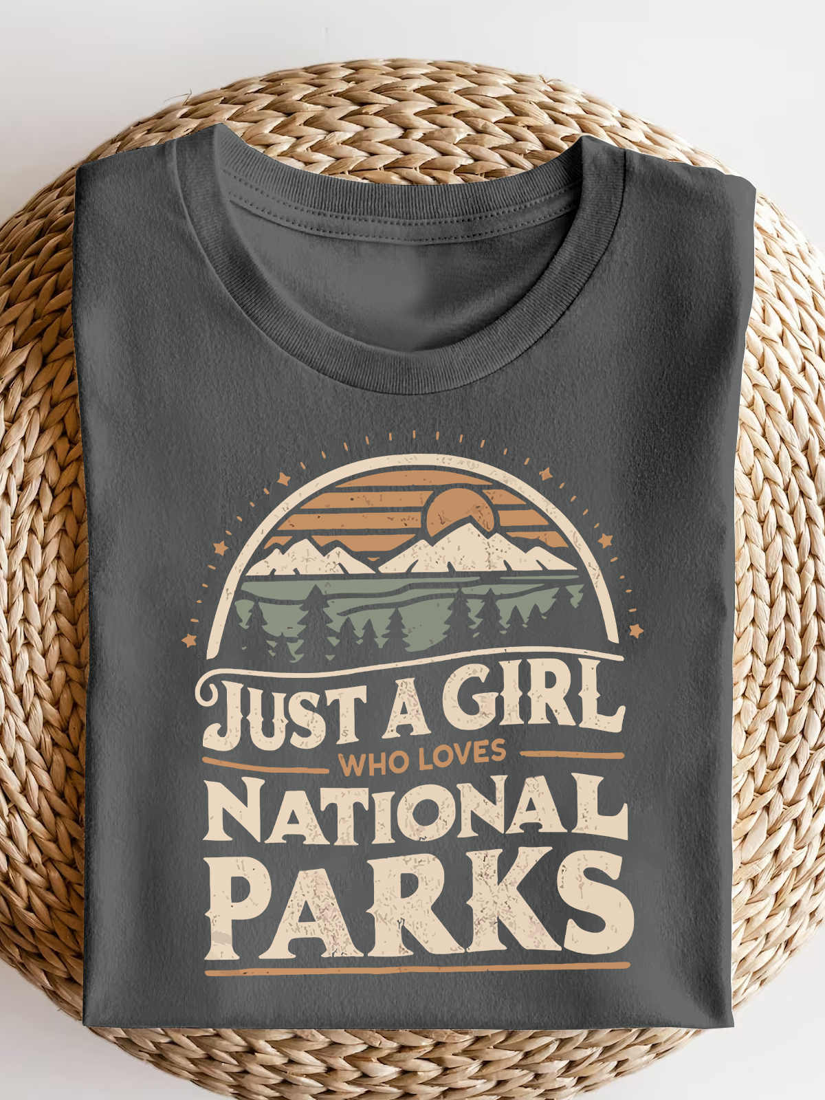 Just A Girl National Parks Short Sleeves Tee